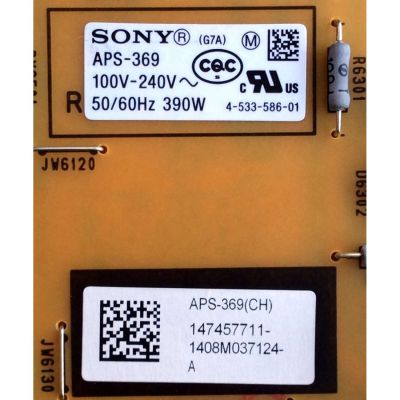 FUENTE DE PODER PARA TV SONY / NUMERO DE PARTE 147457711 / 1-474-577-11 / 1-893-297-11 / APS-369(CH) / 1-893-297-21 / APS-369 / PANEL SYV5535 / MODELOS XBR-49X850B / XBR-55X900B / XBR-55X850B / XBR-55X800B / KDL-55X830B - Imagen 3